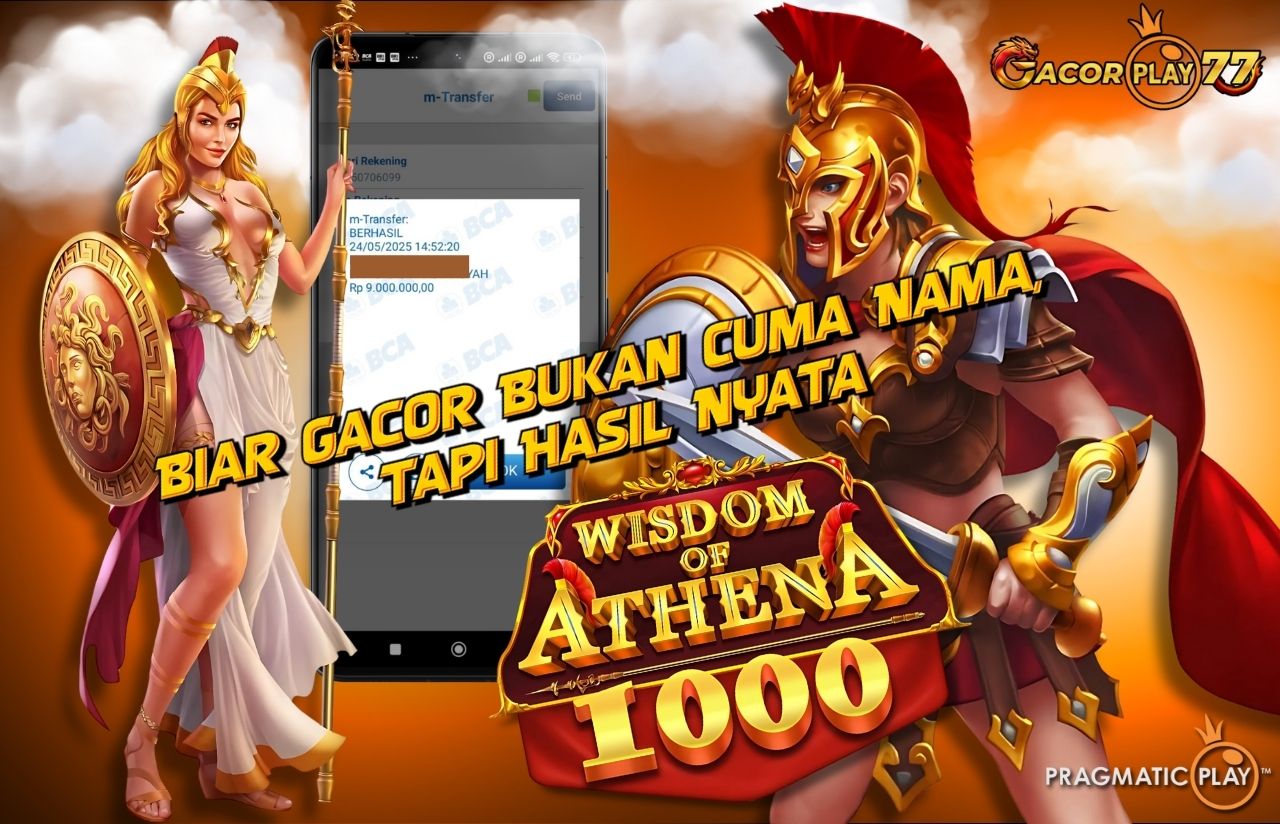 Selamat kepada user id : ib***93 Wede Rp 9.000.000 di Game WISDOM OF ATHENA 1000 PRAGMATIC PLAY Cair Gk Sampe 1 Menit! Menang Mudah di Gacorplay77	